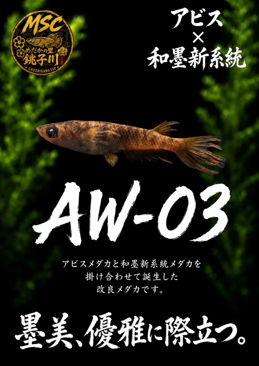 AW-03の品種紹介ポスター