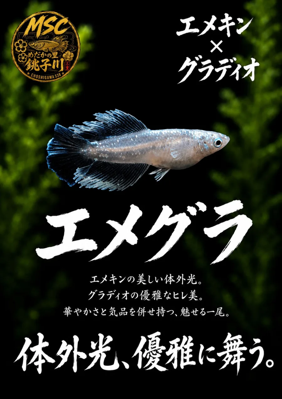 エメグラの品種紹介ポスター